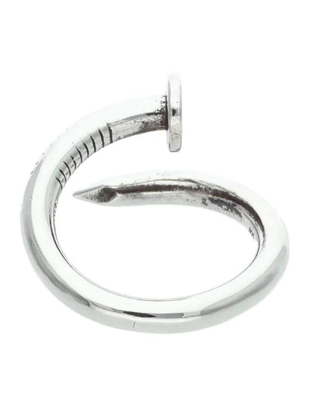 Chrome Hearts Nail Flat Silver Ring